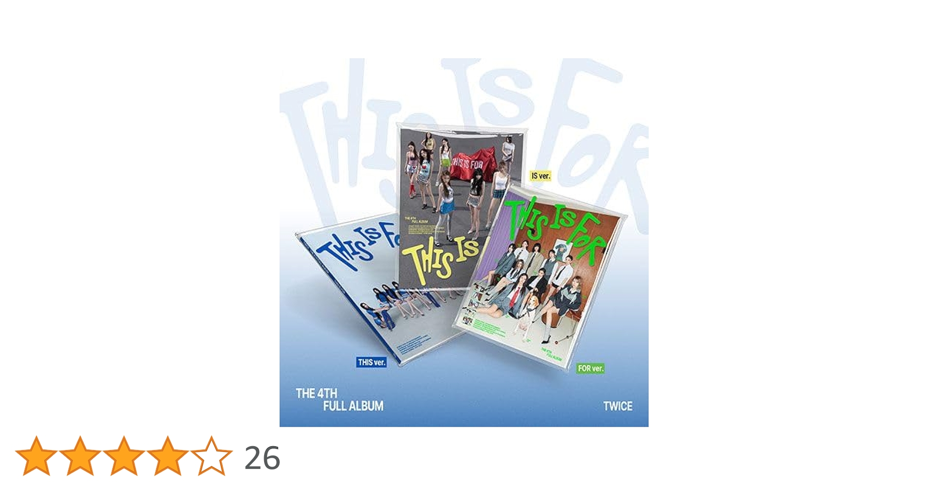 【在庫ラスト】TWICE THIS IS FOR 未開封　三形態セット×10 TWICE THIS IS FOR 未開封 三形態セット×10 TWICE THIS IS FOR 未